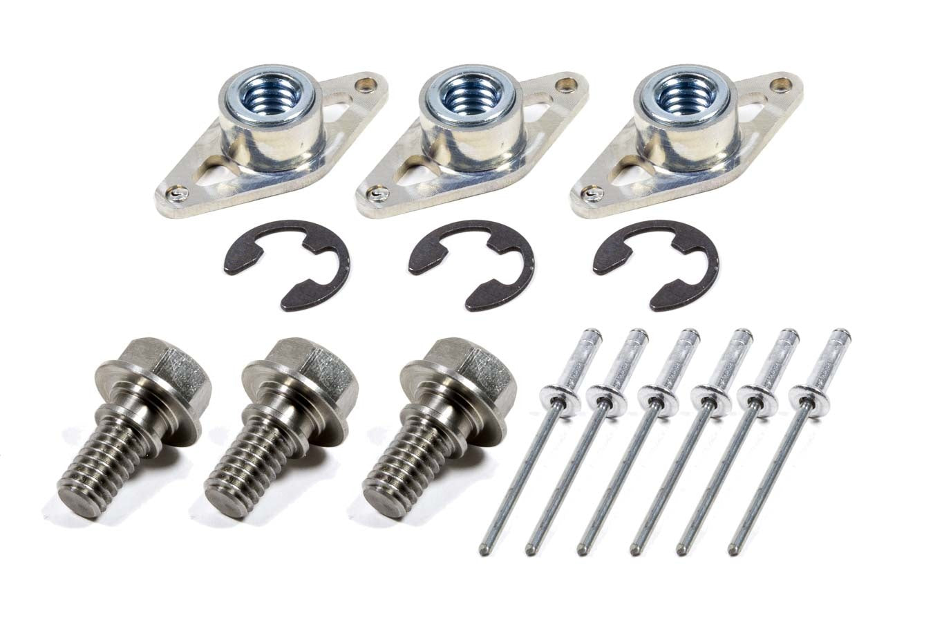 Triple X Race Components SC-WH-7821 Wheel Cover Retainer Kit 1-3/8 SS Bolt 3-Pack Triple X Race Components SC-WH-7821