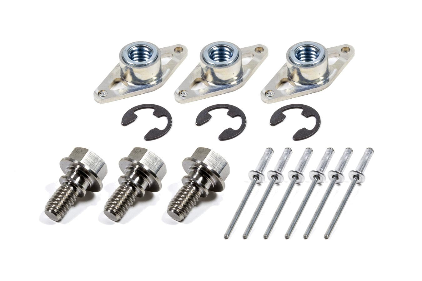 Triple X Race Components SC-WH-7841 Wheel Cover Retainer Kit 1-3/8 TI Bolt 3-Pack Triple X Race Components SC-WH-7841