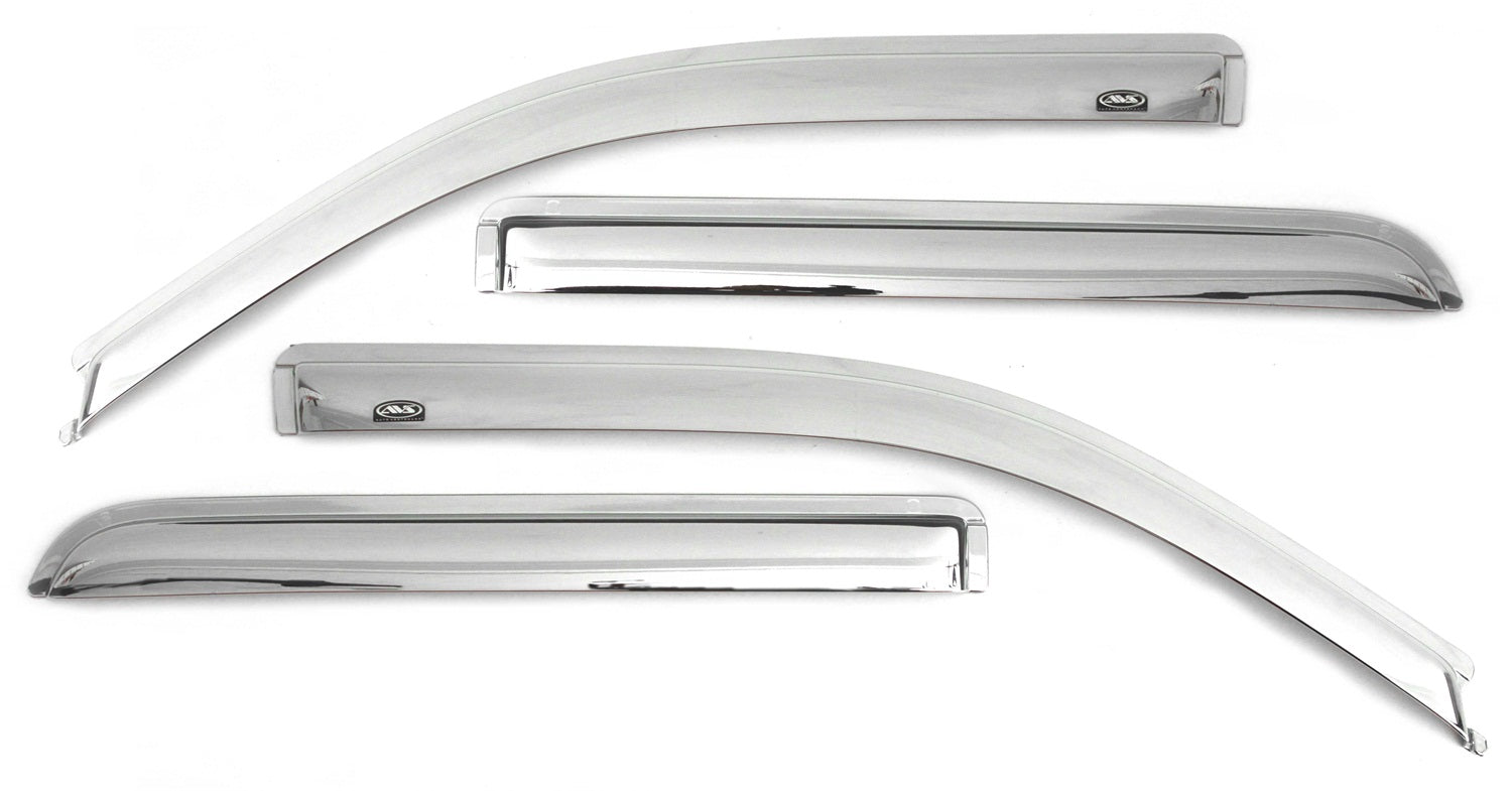 Auto Ventshade AVS 684804 Chrome Ventvisor™ Deflector 4 pc.; Outside Mount; Auto Ventshade AVS 684804