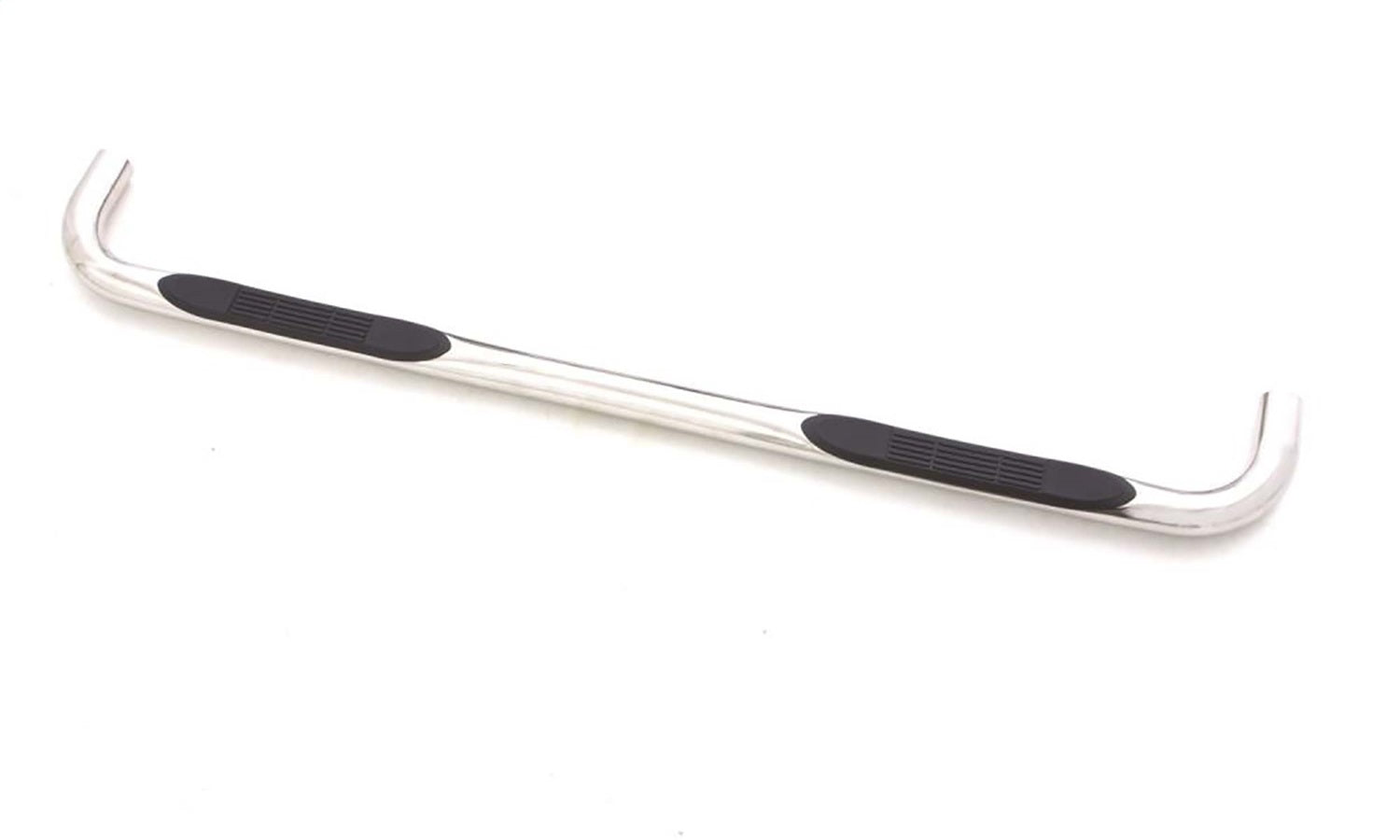 Lund 22610600 3 Inch Round Bent Nerf Bar; Incl. Brackets; Stainless Steel; Lund 22610600