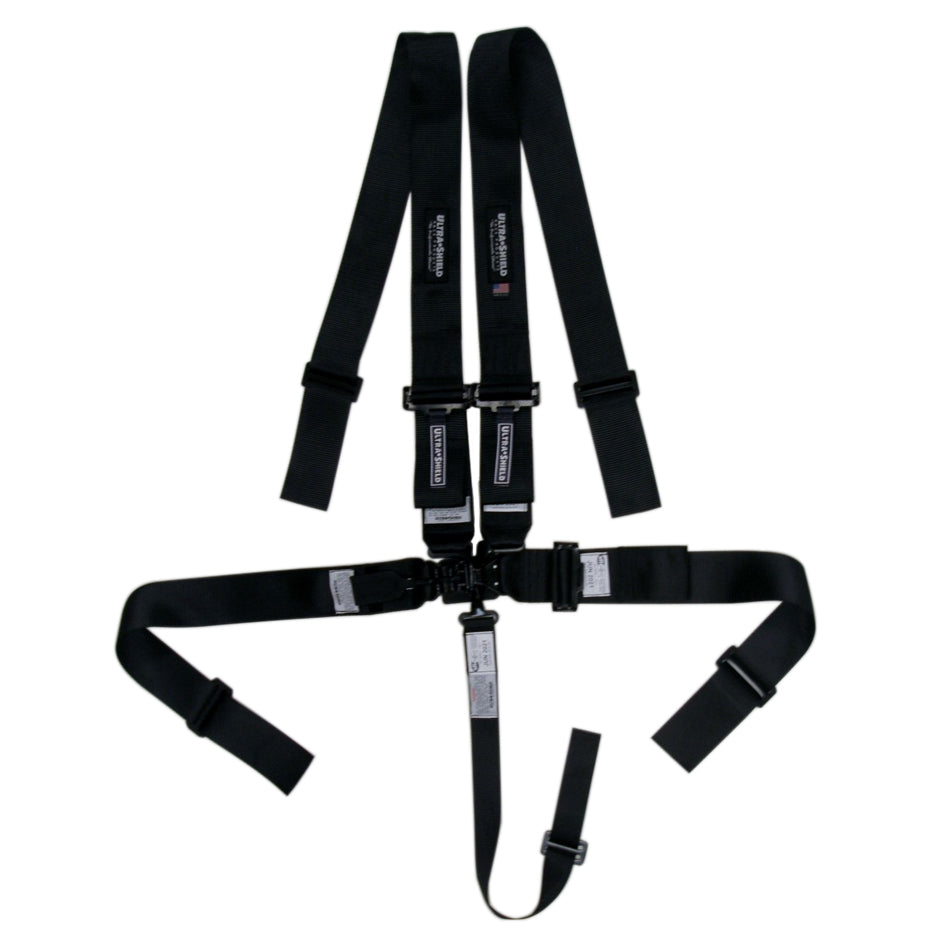 Ultrashield HB22031SPL Harness 5pt Black Indiv Shoulder Sprint Pull-Dwn Ultrashield HB22031SPL