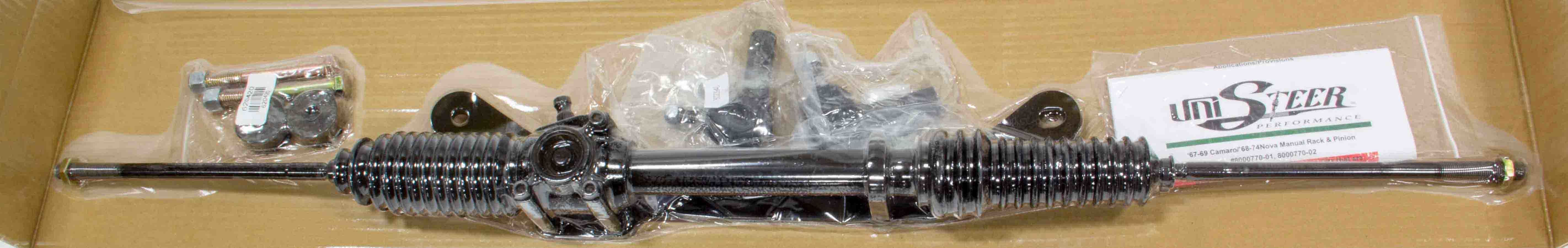 UniSteer Performance 8000770-01 Manual Rack & Pinion - 67-69 Camaro UniSteer Performance 8000770-01