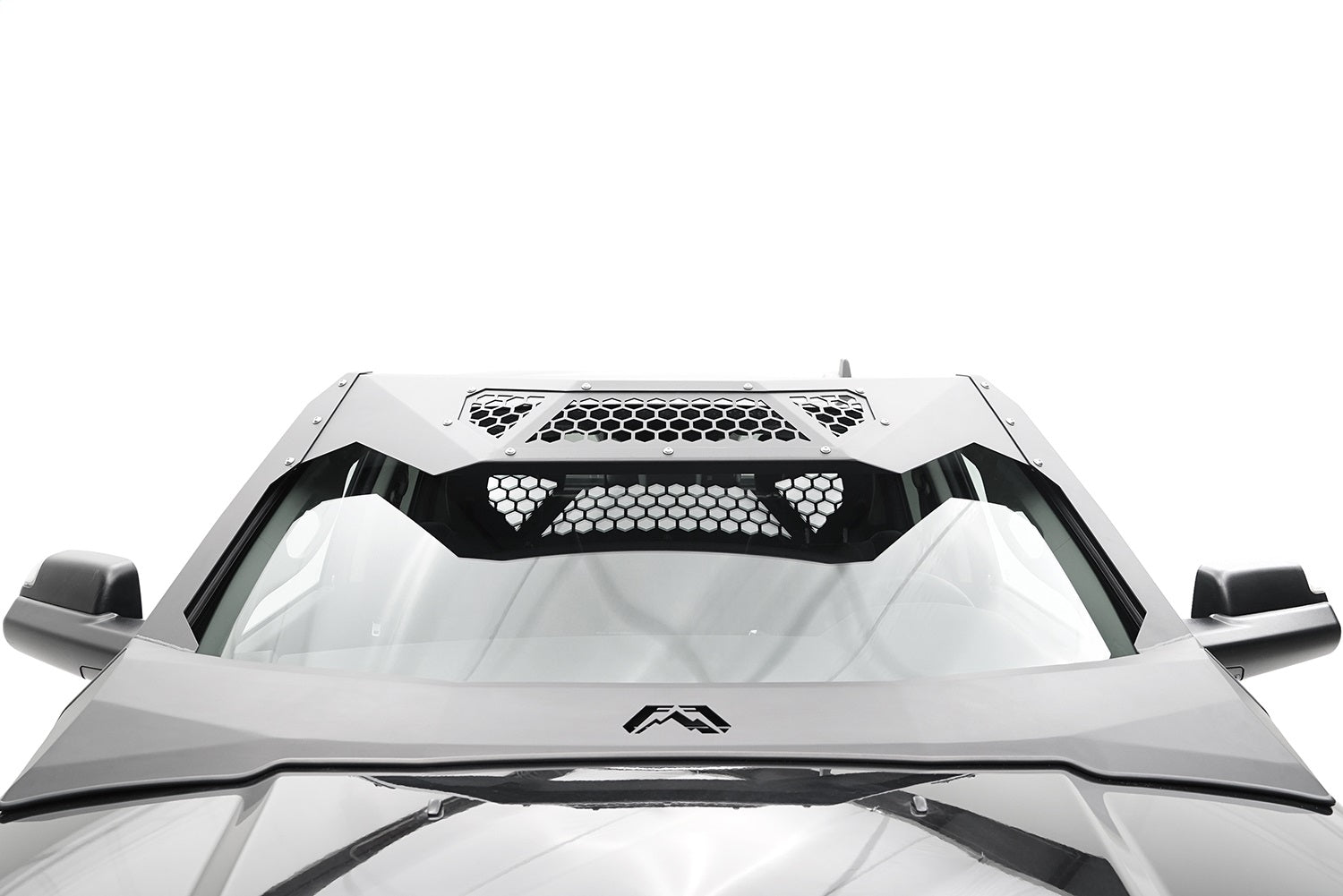 Fab Fours VC4400-B ViCowl; Uncoated/Paintable; Combines Roof Visor And Cowl; Fab Fours VC4400-B