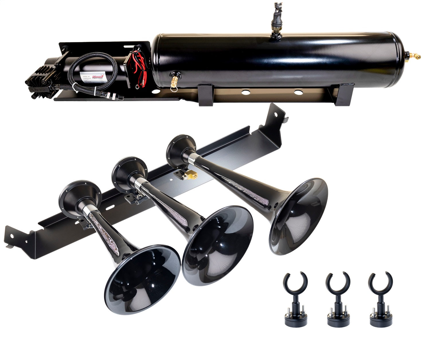 Kleinn Automotive Air Horns VELO-230 Train Horn And Onboard Air System w/Horn Kleinn Automotive Air Horns VELO-230