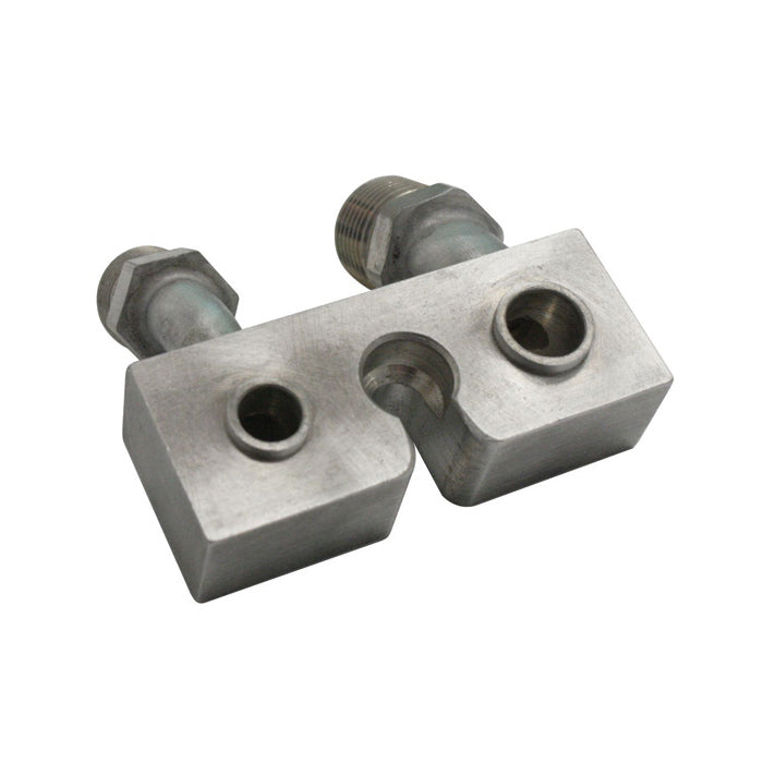 Vintage Air 045018 Ford Compresson Block Fi tting 90degree -8 to -10 Vintage Air 045018