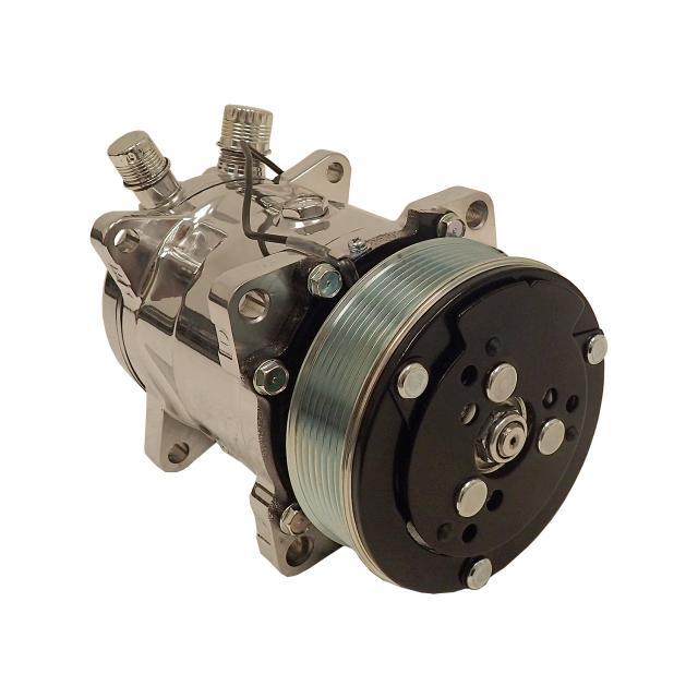 Vintage Air 04808-VMQ Sanden 508 Polished Compressor Vintage Air 04808-VMQ