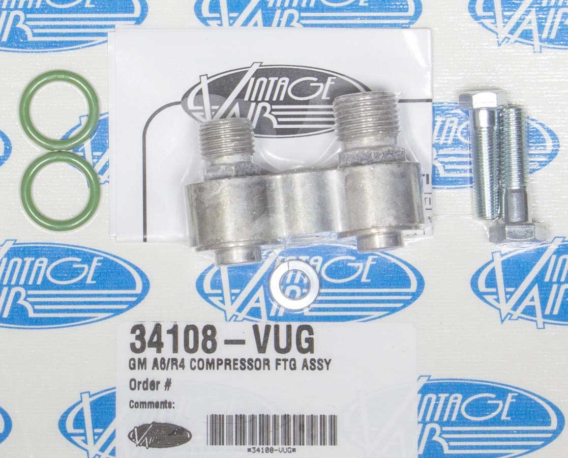 Vintage Air 34108-VUG Compressor Fitting Assy Vintage Air 34108-VUG
