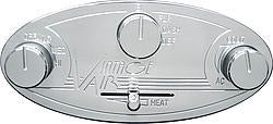 Vintage Air 48104-RHQ Gen II Streamline Contrl Panel Vintage Air 48104-RHQ