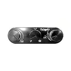 Vintage Air 491223-RUA Gen IV Control Panel Horizontal Black Vintage Air 491223-RUA