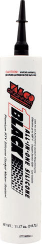 Valco 710XX142 Black Silicone 11.17oz Cartridge Valco 710XX142