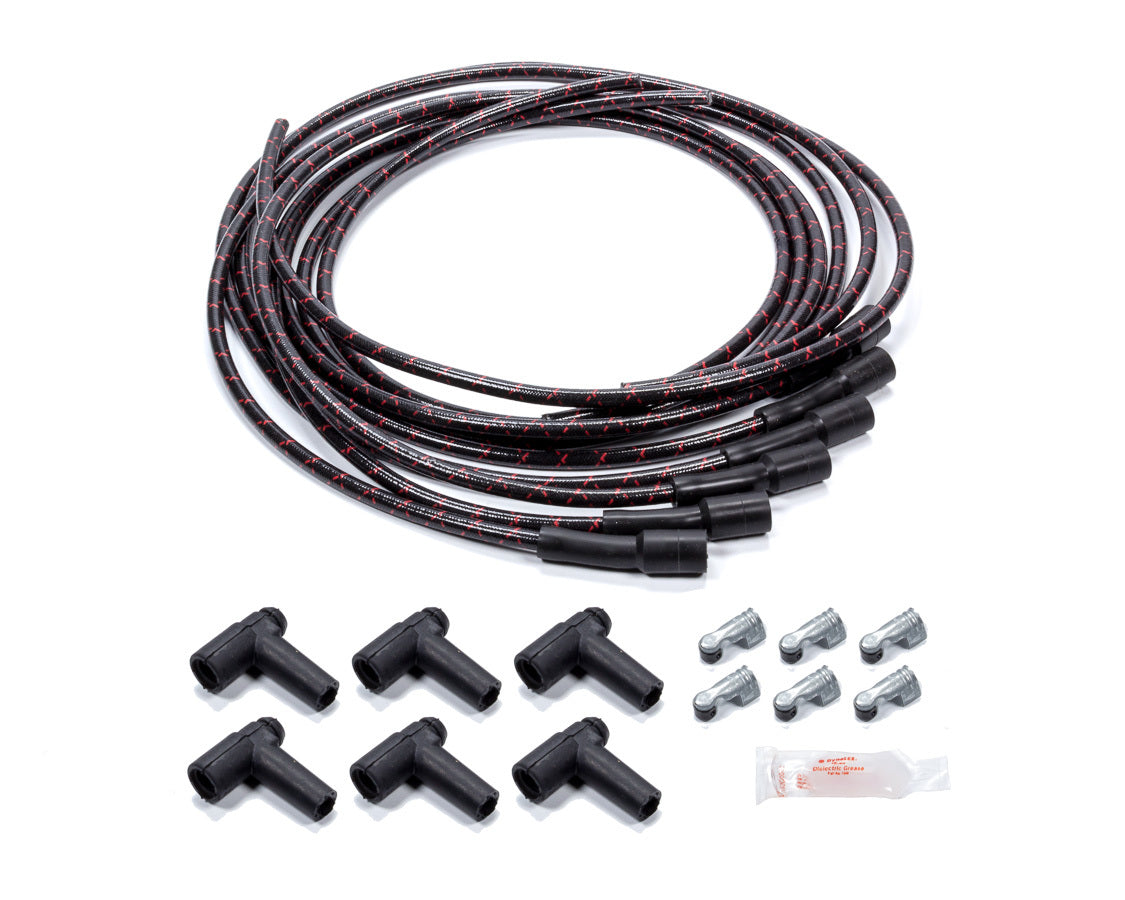 Vintage Wires 4001166400-2 Ignition Cable Set Unive rsal 180deg Spark Plug Vintage Wires 4001166400-2