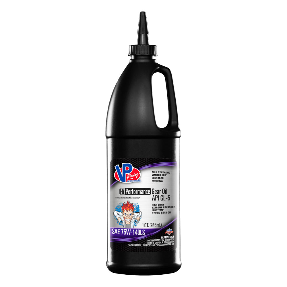 VP Racing Fuels 2707 VP GL-5 75w140 Gear Oil Full-Syn 1 Qt VP Racing Fuels 2707