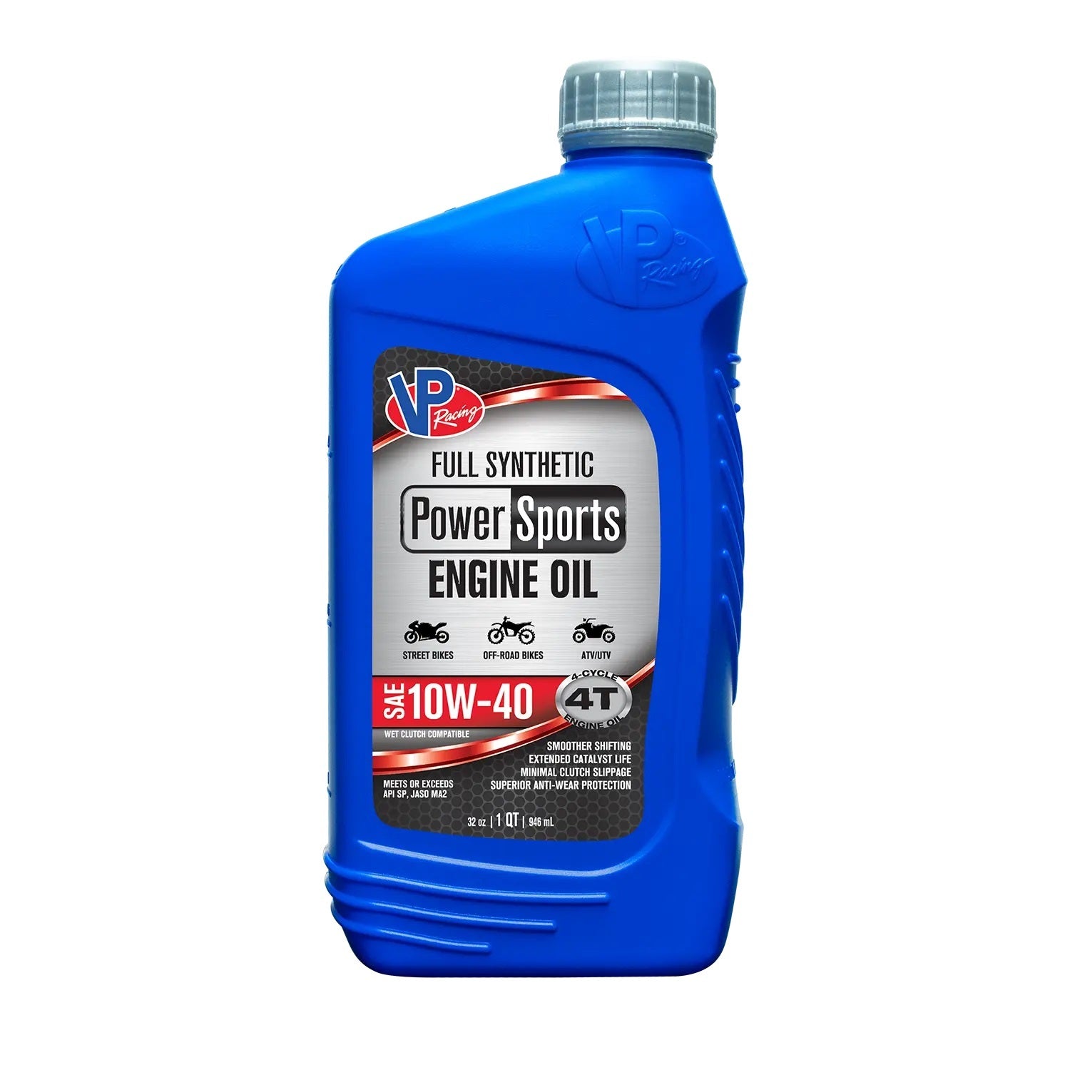 VP Racing Fuels 2937 Oil SAE 10w-40 Quart Powersport Synethic VP Racing Fuels 2937