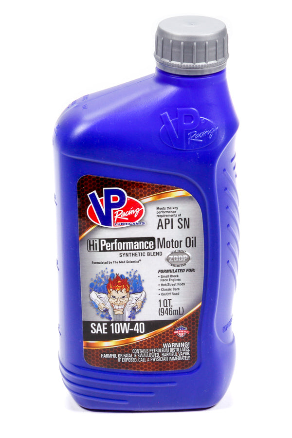VP Racing Fuels 2965 VP 10w40 HI-Performance Racing 1 Qt - 32oz VP Racing Fuels 2965