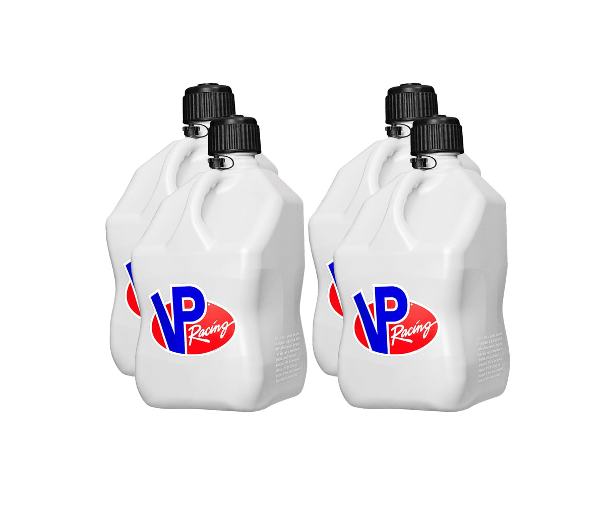 VP Racing Fuels 3522-CA-CASE Motorsports Jug 5.5 Gal White Square (Case 4) VP Racing Fuels 3522-CA-CASE