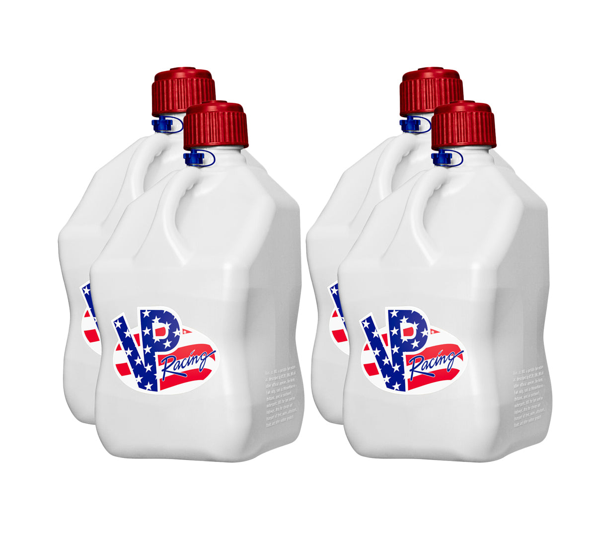 VP Racing Fuels 35221-CA-CASE Motorsports Jug 5.5 Gal Patriotic Sq. (Case 4) VP Racing Fuels 35221-CA-CASE