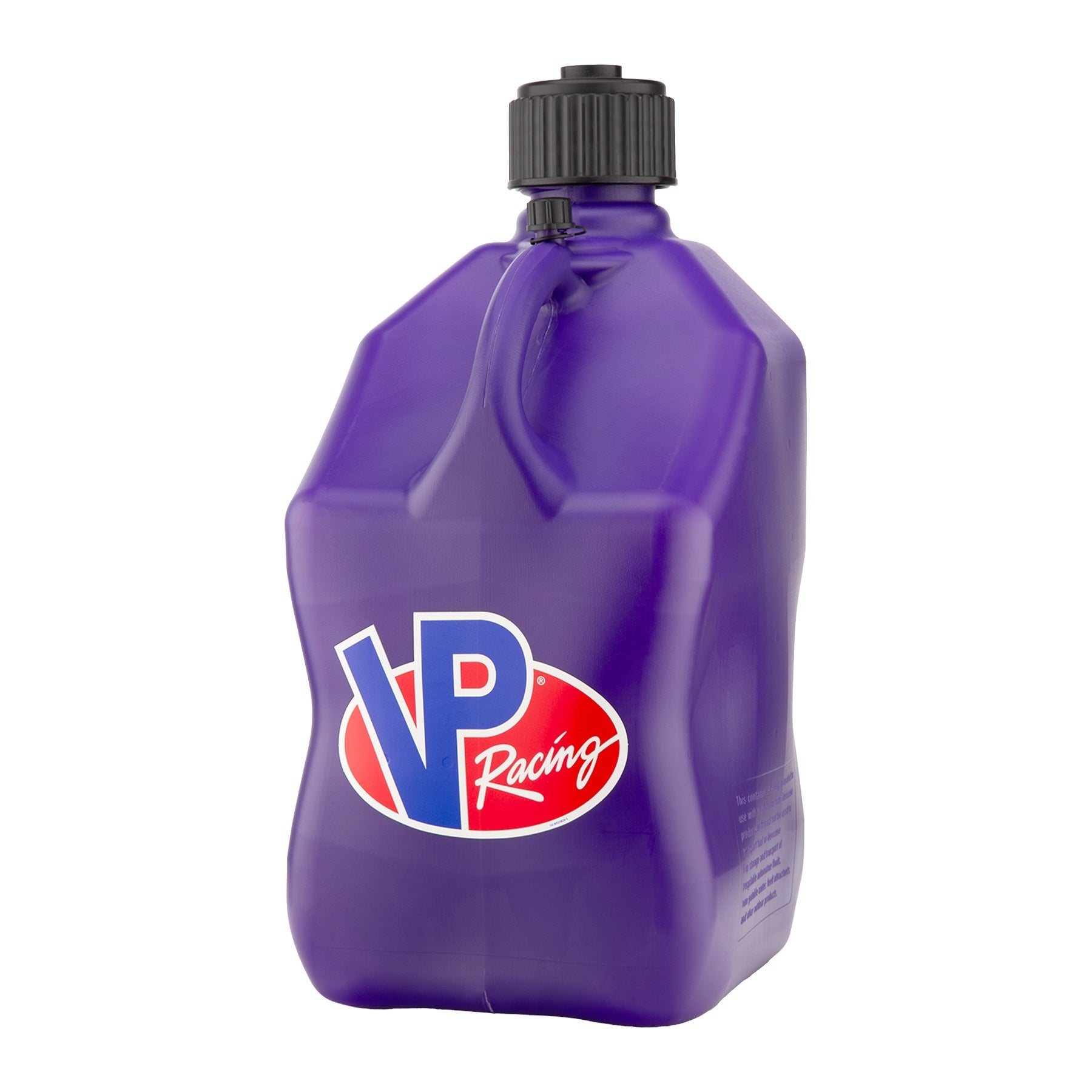 VP Racing Fuels 3612-CA Motorsports Jug 5.5 Gal Translucent Purple Sq. VP Racing Fuels 3612-CA