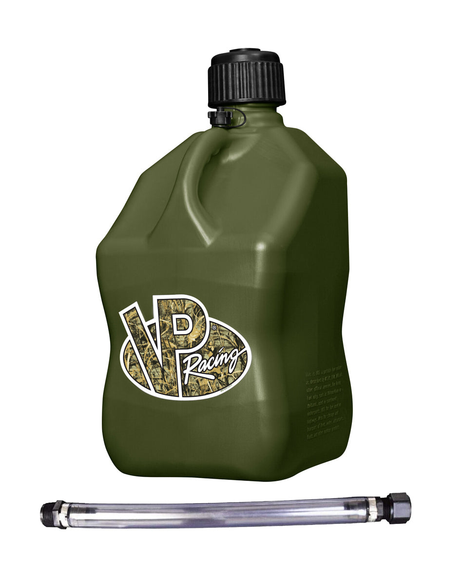 VP Racing Fuels 3846-CA Motorsports Jug 5.5 Gal Camo Square w/Hose VP Racing Fuels 3846-CA
