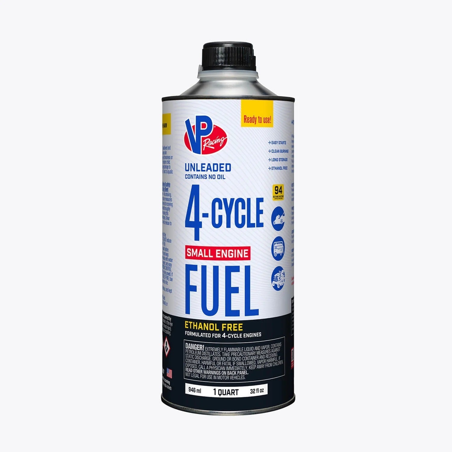 VP Racing Fuels 6205 4 Cycle Fuel 1qt Can VP Racing Fuels 6205