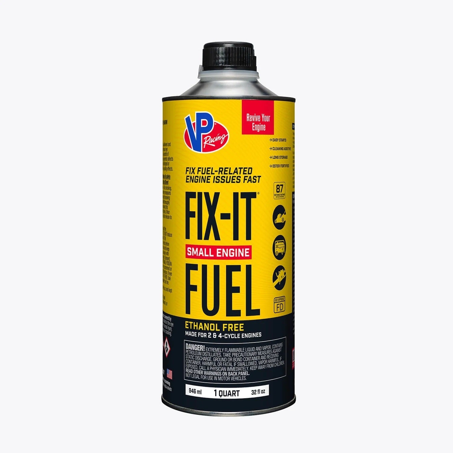 VP Racing Fuels 6635 Fix-It Fuel Pre-Mix 1qt Can VP Racing Fuels 6635