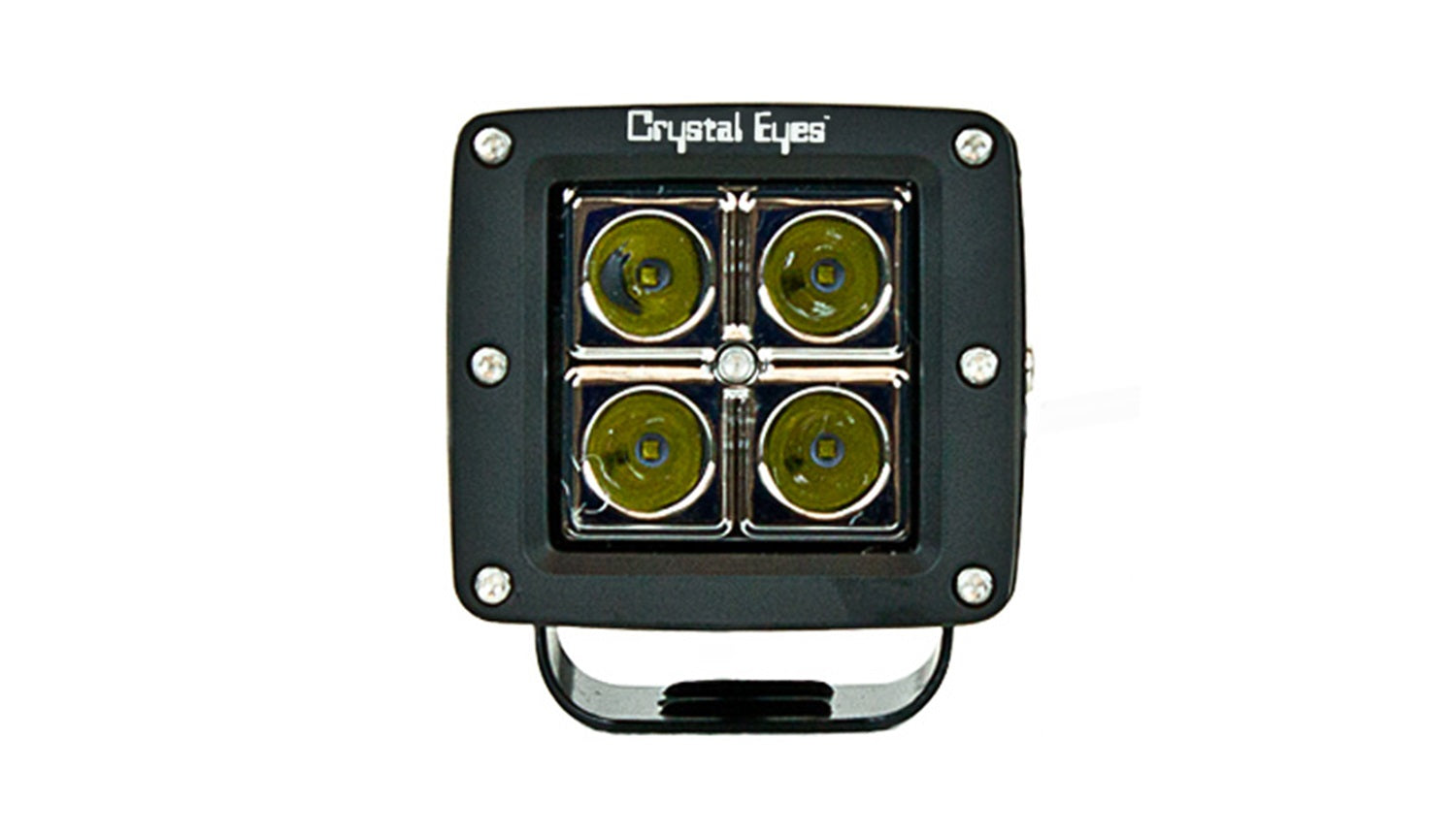 LED Work Light; 3 in. Square; 4 LED; 12W; 30 Deg. Spot; IPCW W100412-30