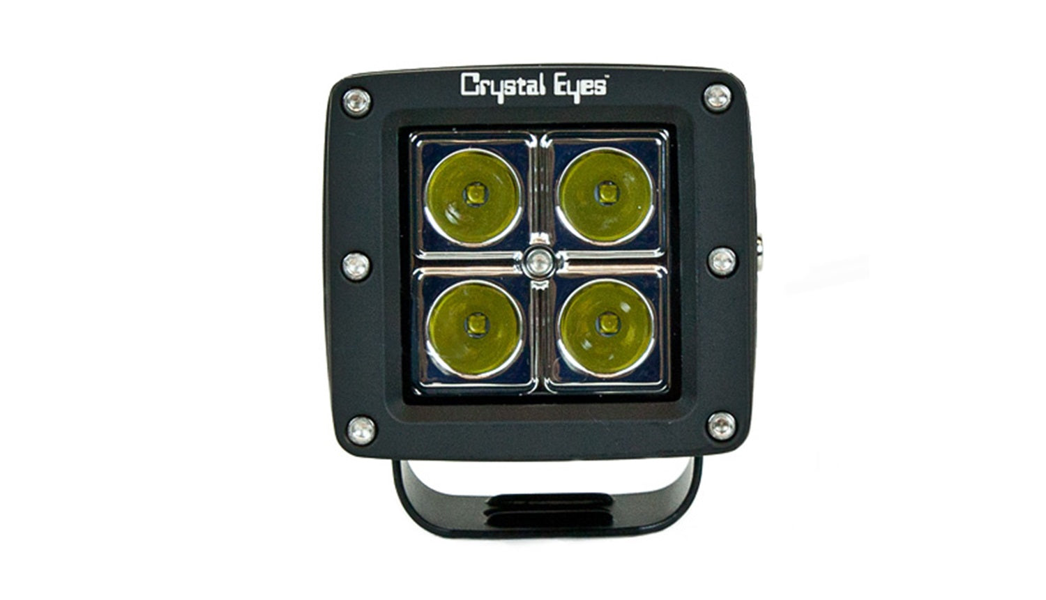 LED Work Light; 3 in. Square; 4 LED; 20W; 30 Deg. Spot; IPCW W100420-30