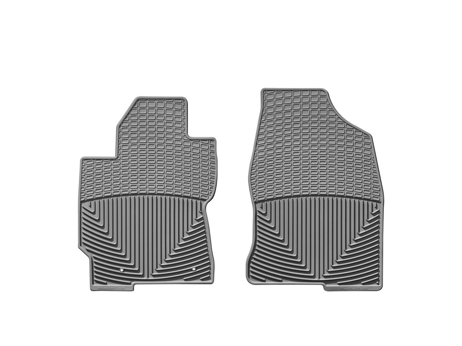 Weathertech W108GR All Weather Floor Mats; Gray; Front; Weathertech W108GR
