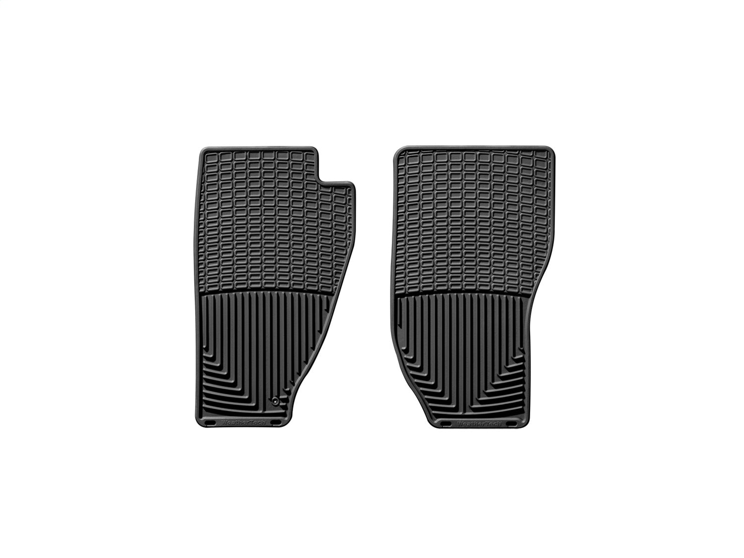 Weathertech W10 All Weather Floor Mats; Black; Front; Weathertech W10