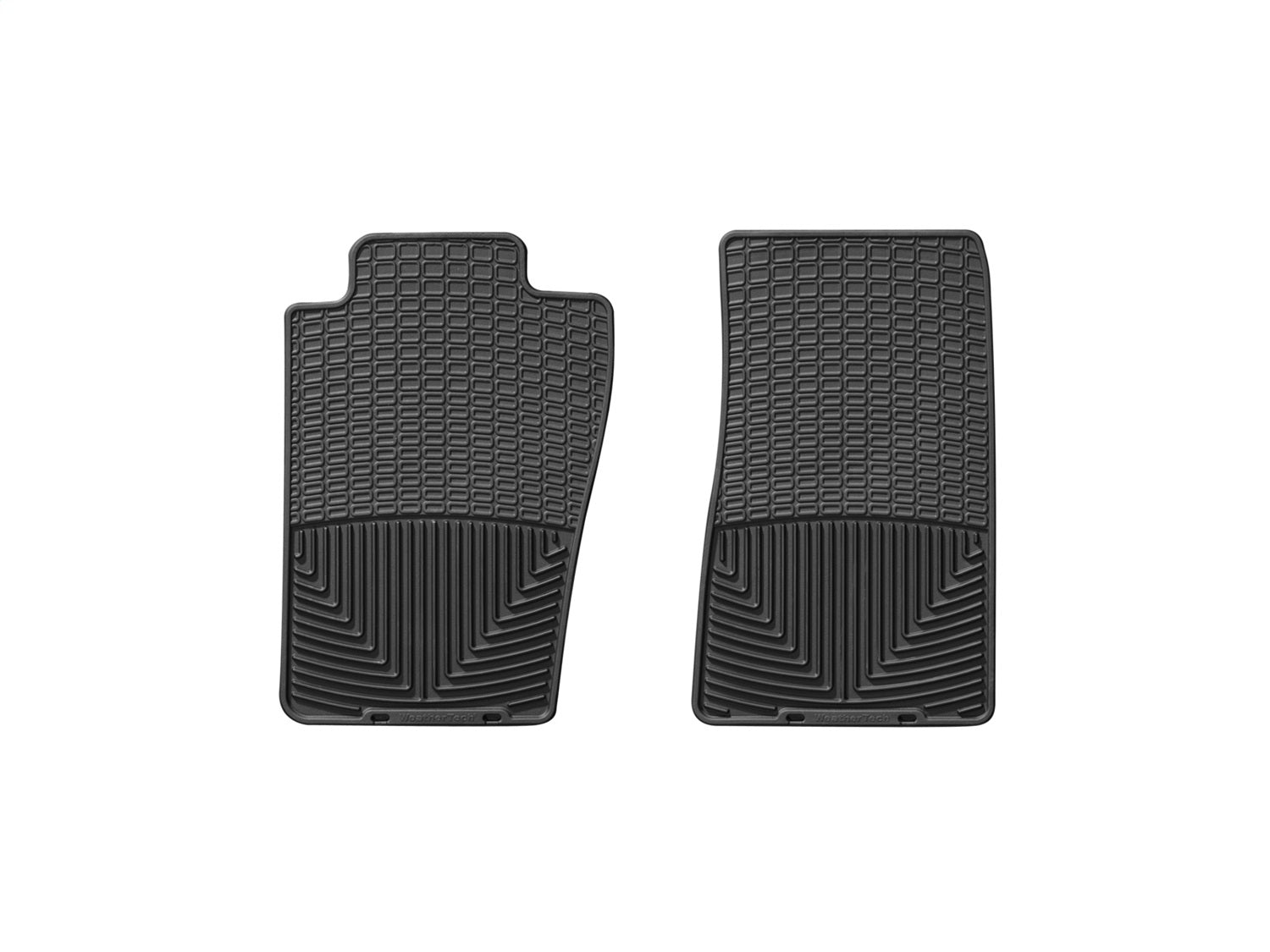 Weathertech W11 All Weather Floor Mats; Black; Front; Weathertech W11