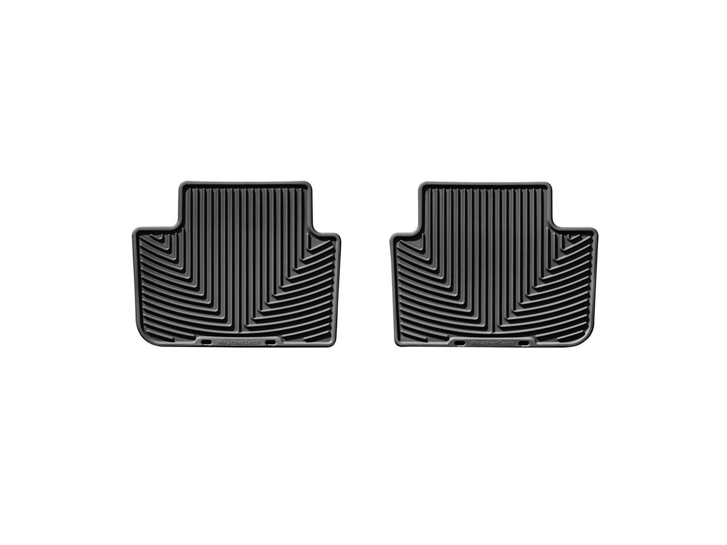 Weathertech W146 All Weather Floor Mats; Black; Rear; Weathertech W146