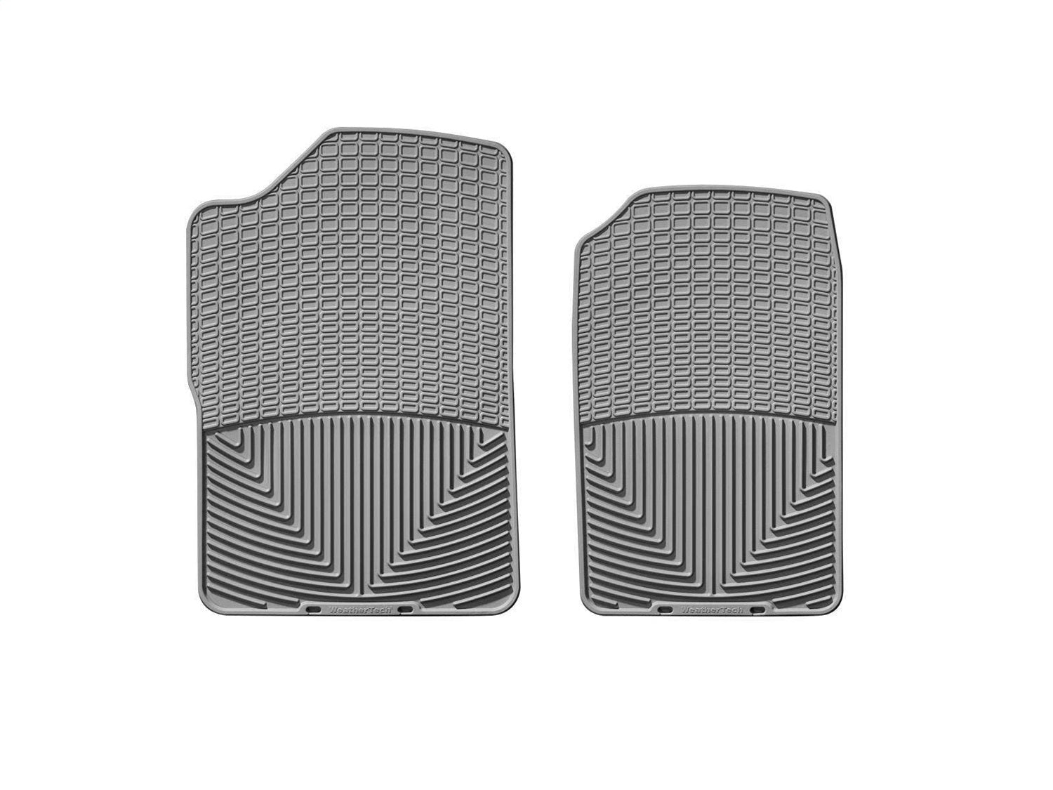 Weathertech W14GR All Weather Floor Mats; Gray; Front; Weathertech W14GR