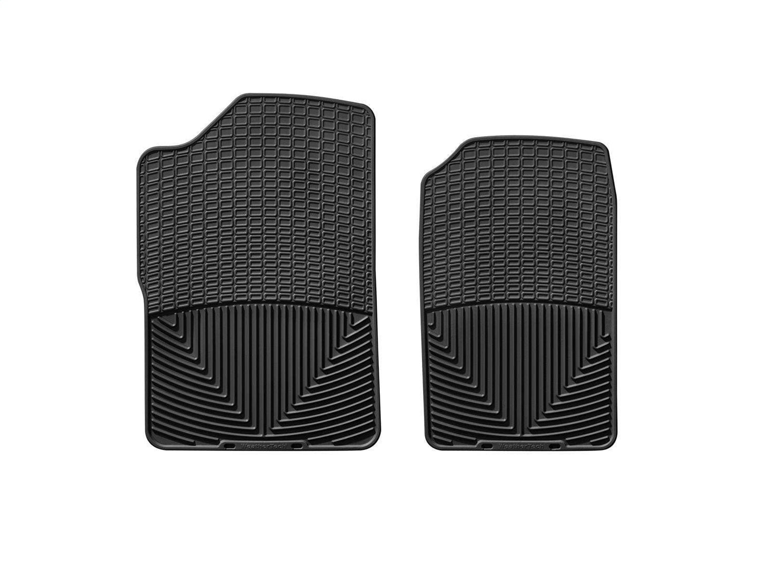 Weathertech W14 All Weather Floor Mats; Black; Front; Weathertech W14