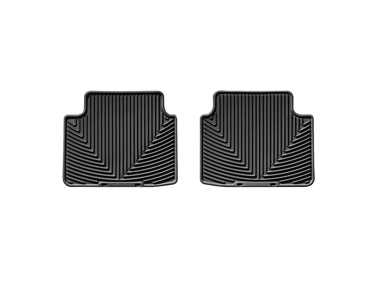 Weathertech W150 All Weather Floor Mats; Black; Rear; Weathertech W150