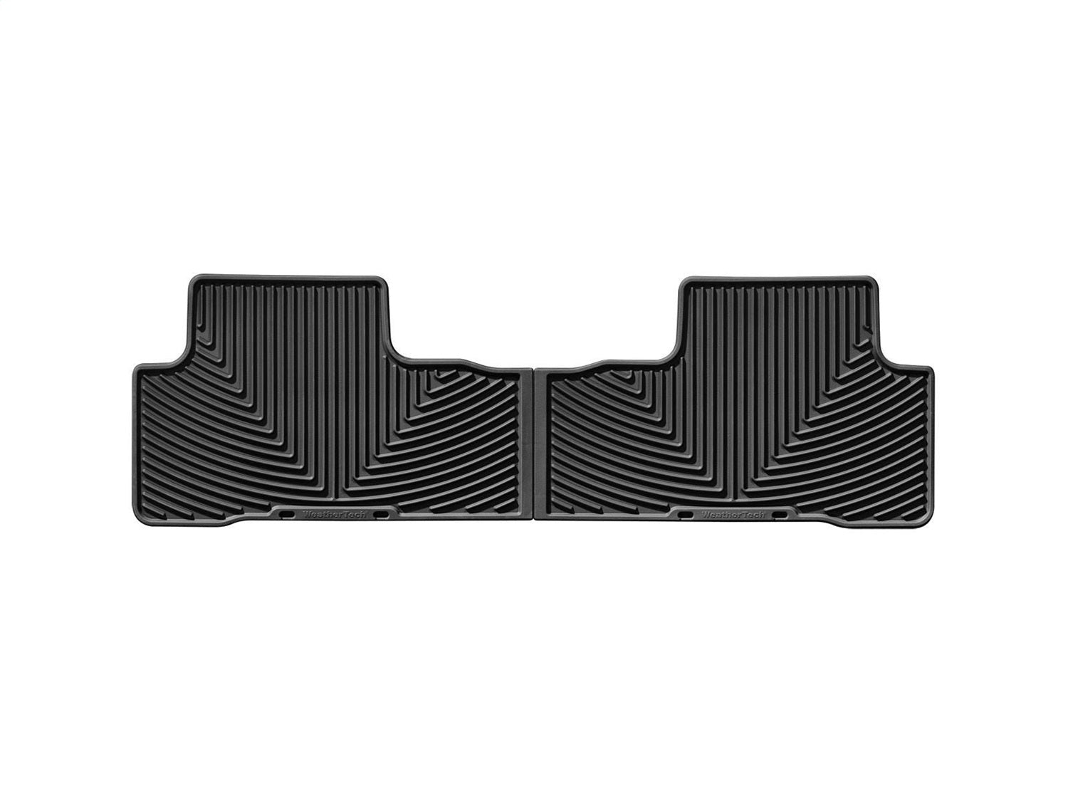 Weathertech W162 All Weather Floor Mats; Black; Rear; Weathertech W162