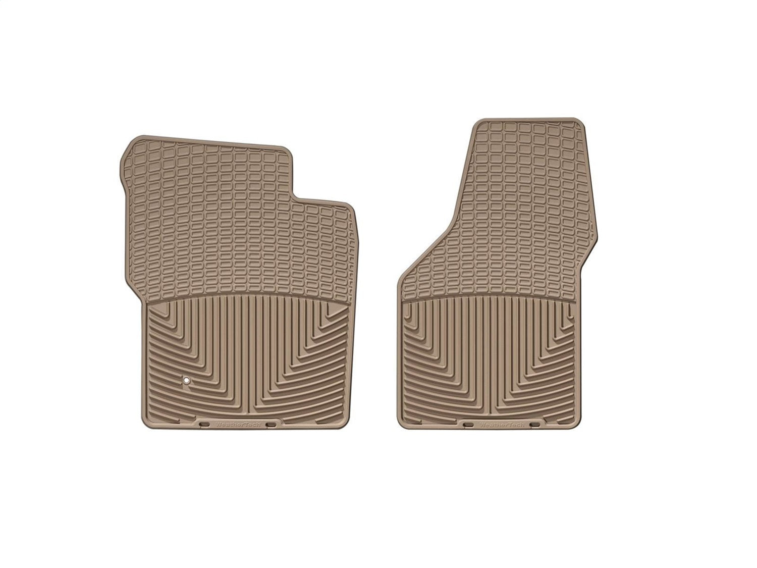 Weathertech W19TN All Weather Floor Mats; Tan; Front; Weathertech W19TN