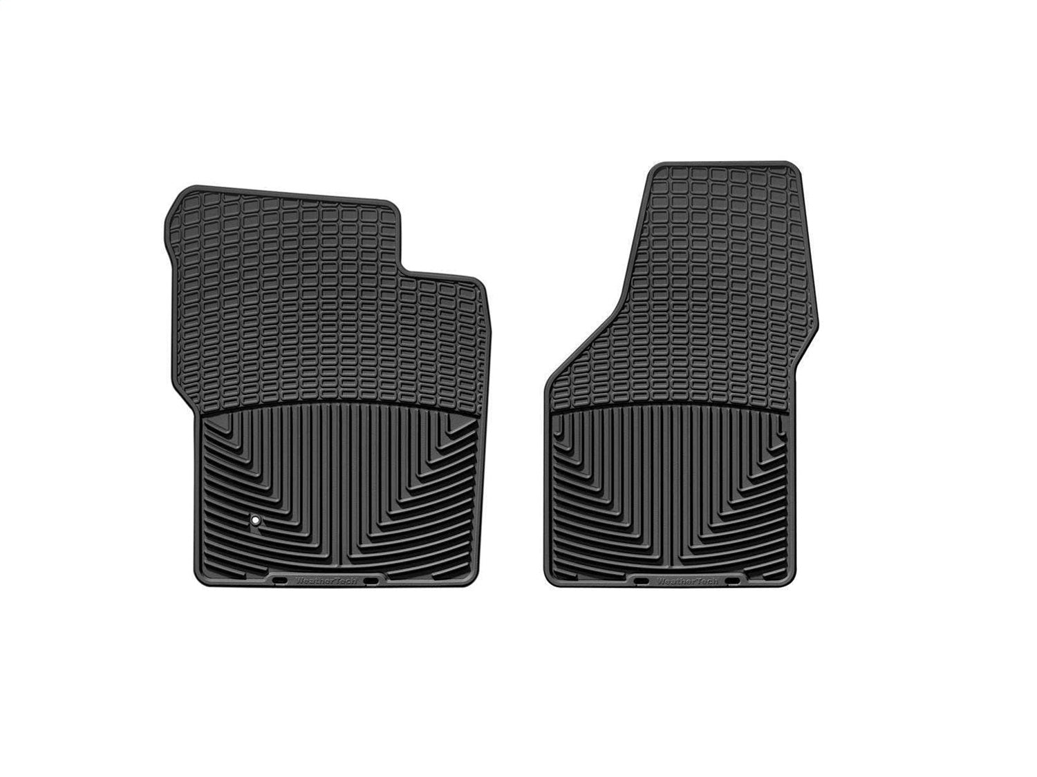 Weathertech W19 All Weather Floor Mats; Black; Front; Weathertech W19