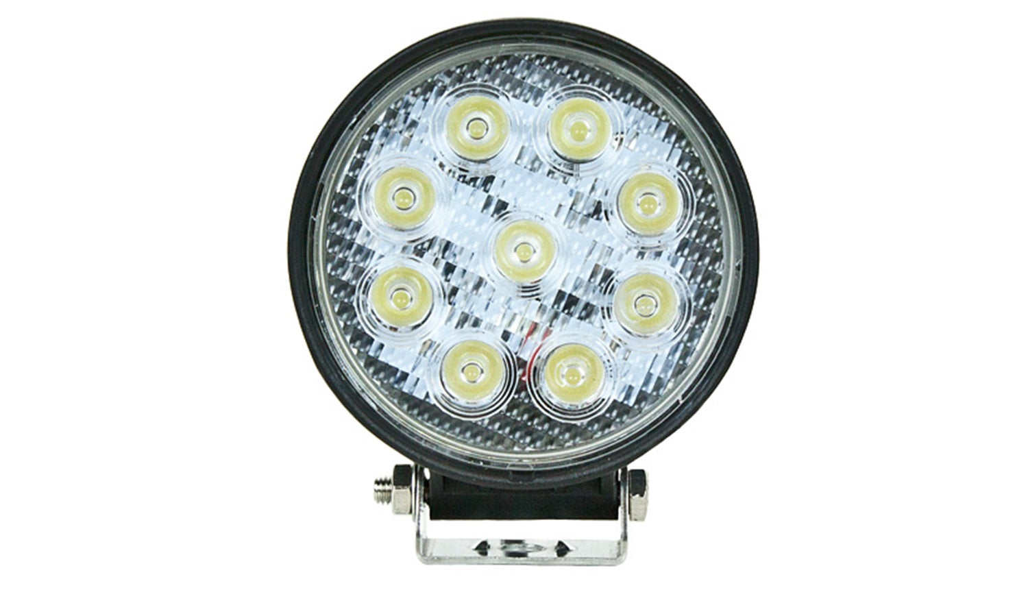 LED Work Light; 4 in. Round; 9 LED; 27W; 60 Deg. Flood; IPCW W2001-60