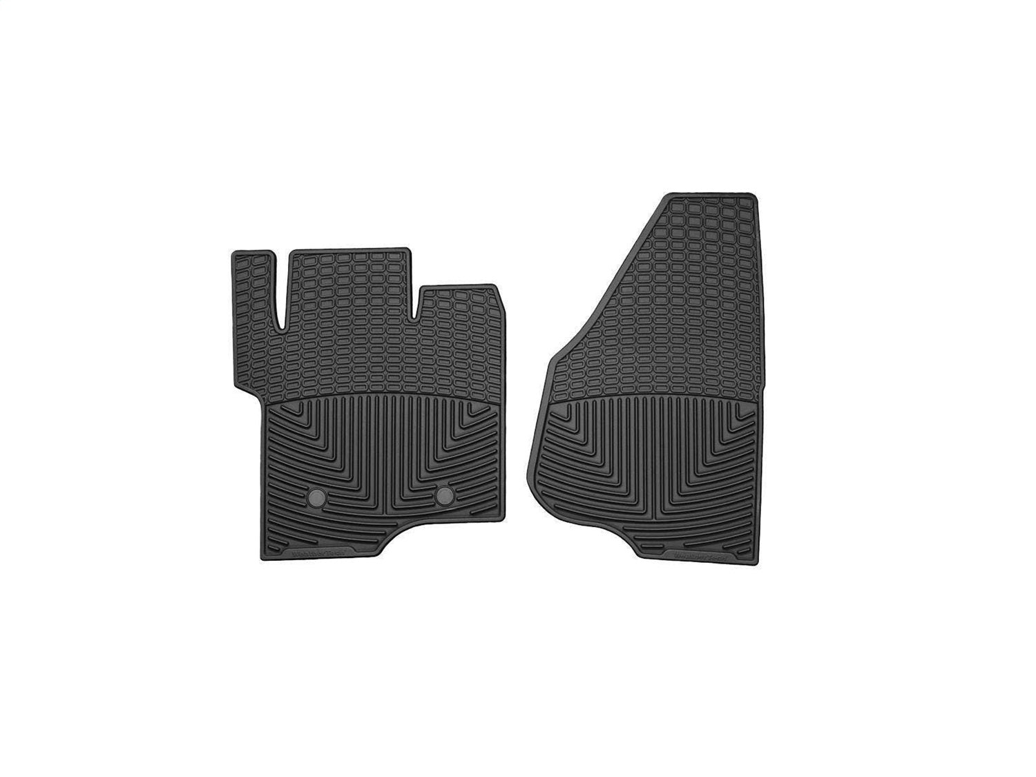 Weathertech W203 All Weather Floor Mats; Black; Front; Weathertech W203
