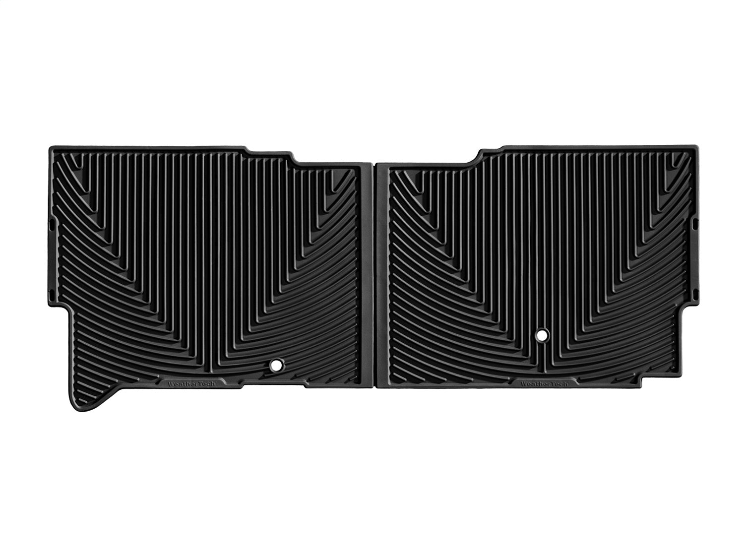 Weathertech W206 All Weather Floor Mats; Black; Rear; Weathertech W206