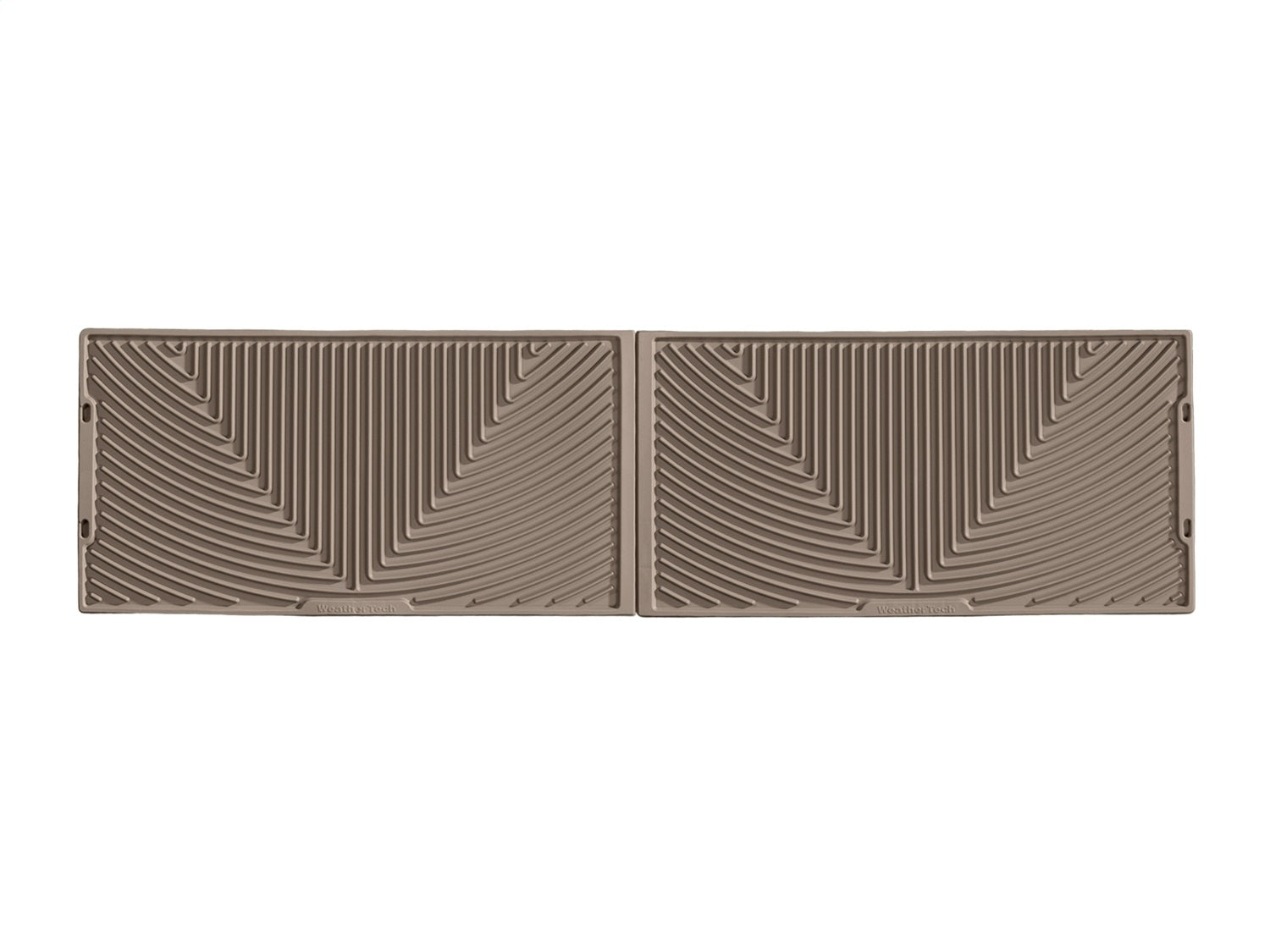 Weathertech W207TN All Weather Floor Mats; Tan; Rear; Weathertech W207TN