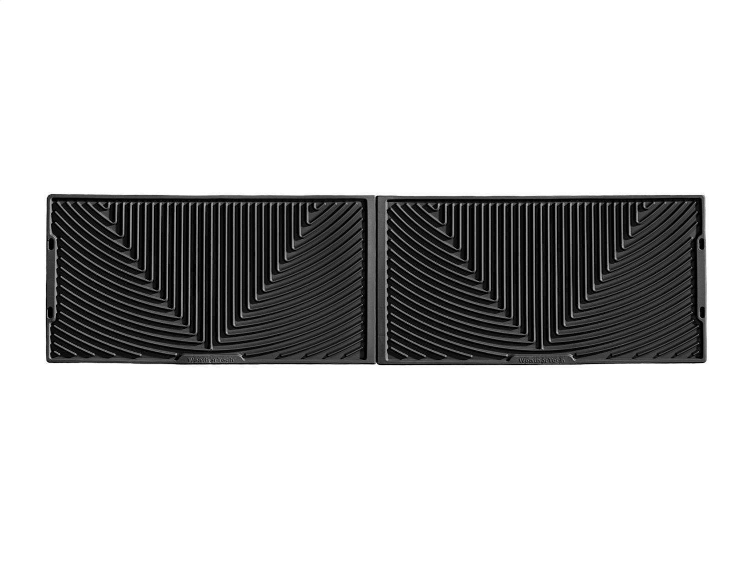 Weathertech W207 All Weather Floor Mats; Black; Rear; Weathertech W207