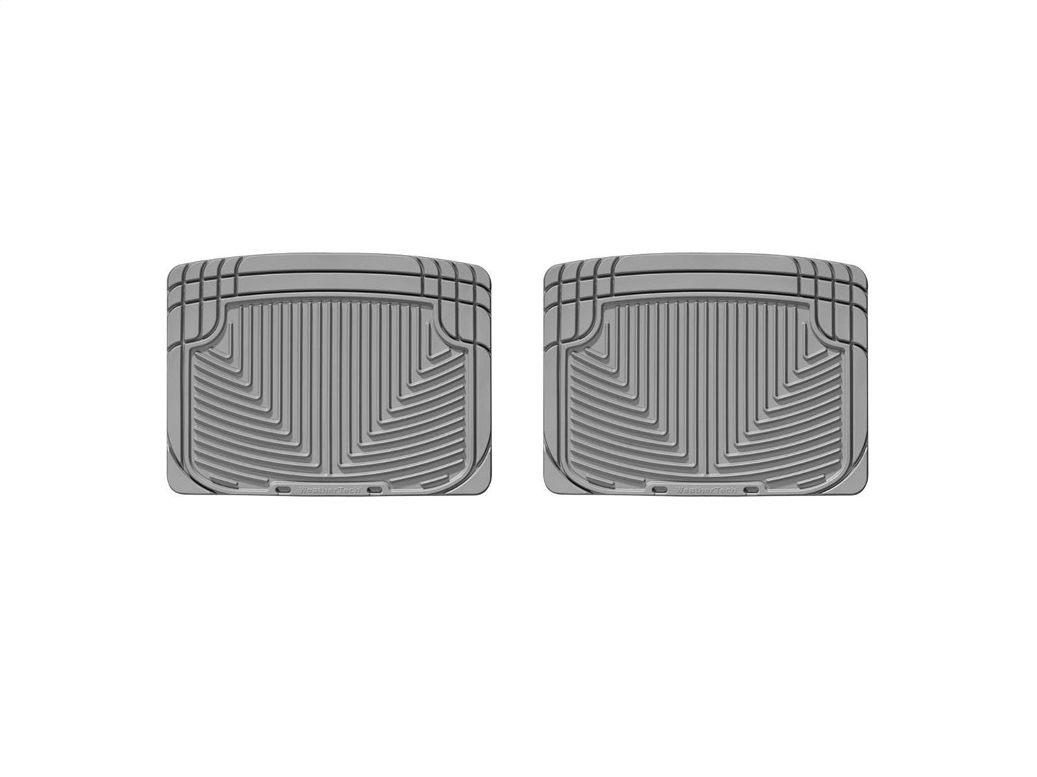 Weathertech W20GR All Weather Floor Mats; Gray; Rear; Weathertech W20GR