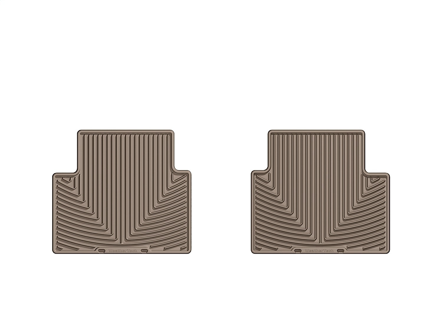 Weathertech W217TN All Weather Floor Mats; Tan; Rear; Weathertech W217TN