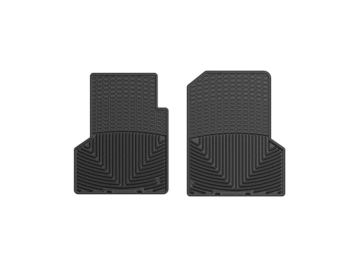 Weathertech W224 All Weather Floor Mats; Black; Front; Weathertech W224