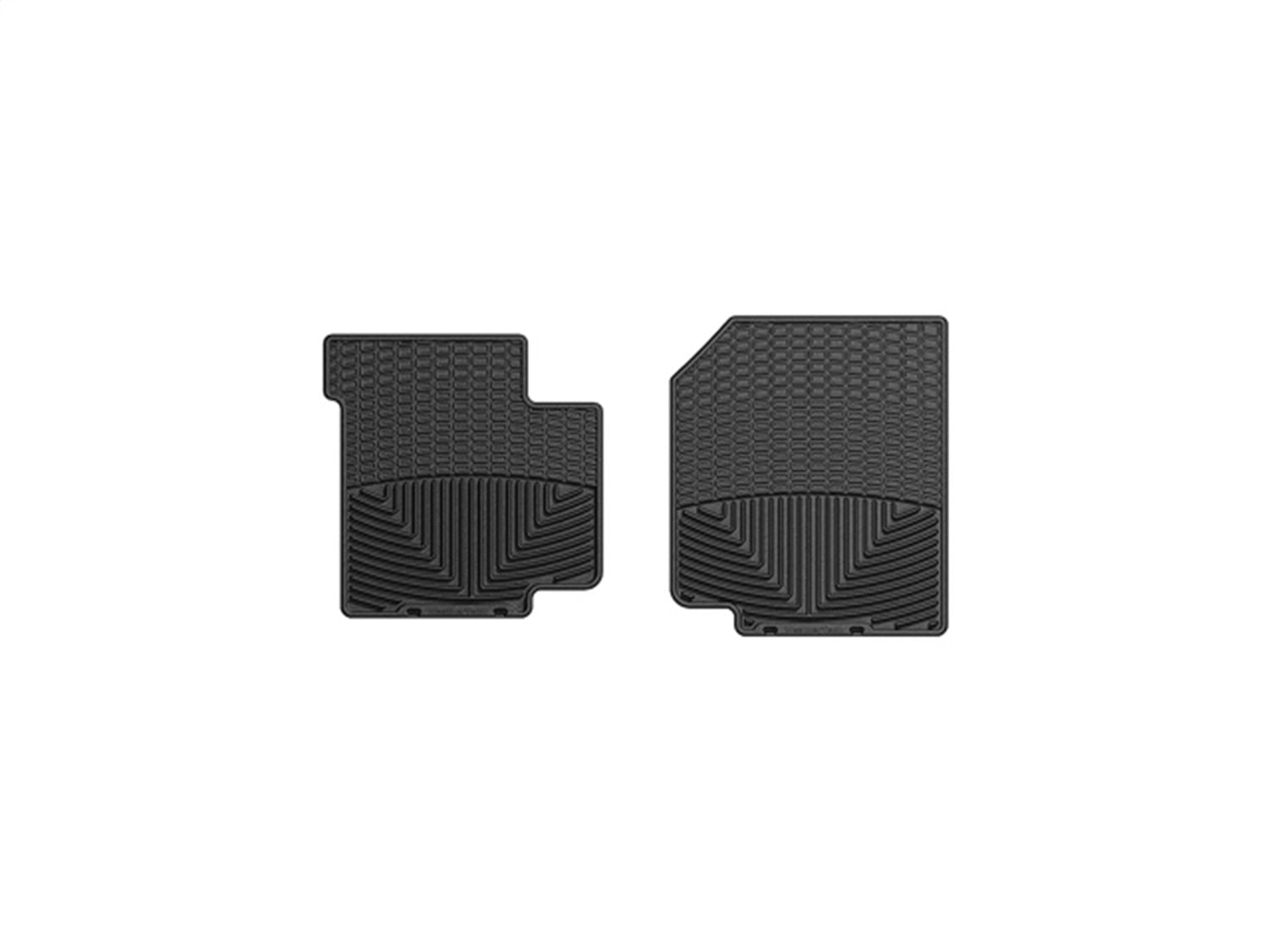 Weathertech W225 All Weather Floor Mats; Black; Front; Weathertech W225
