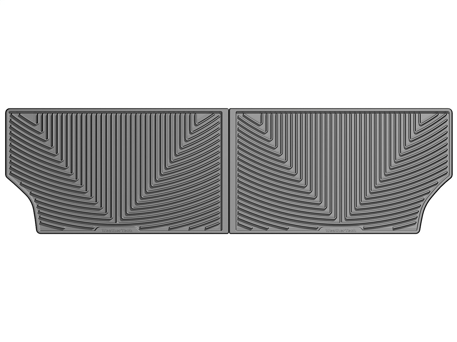 Weathertech W245GR All Weather Floor Mats; Gray; Third Row; Weathertech W245GR