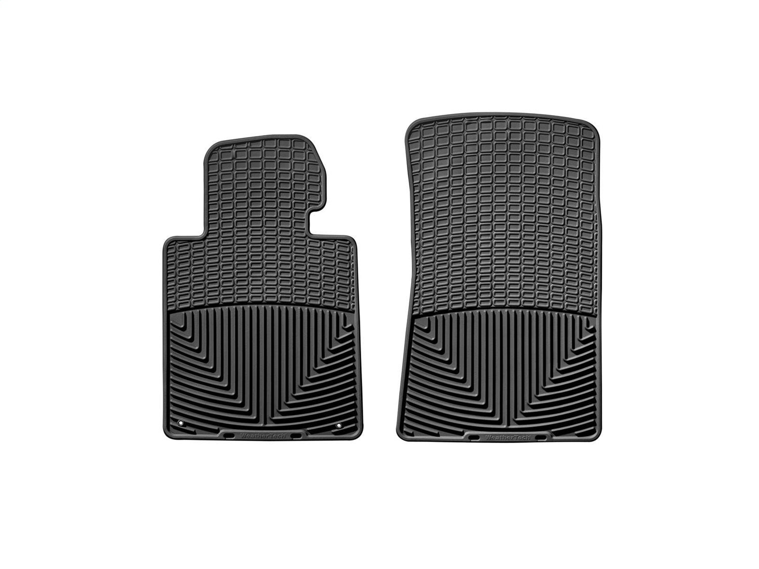 Weathertech W24 All Weather Floor Mats; Black; Front; Weathertech W24