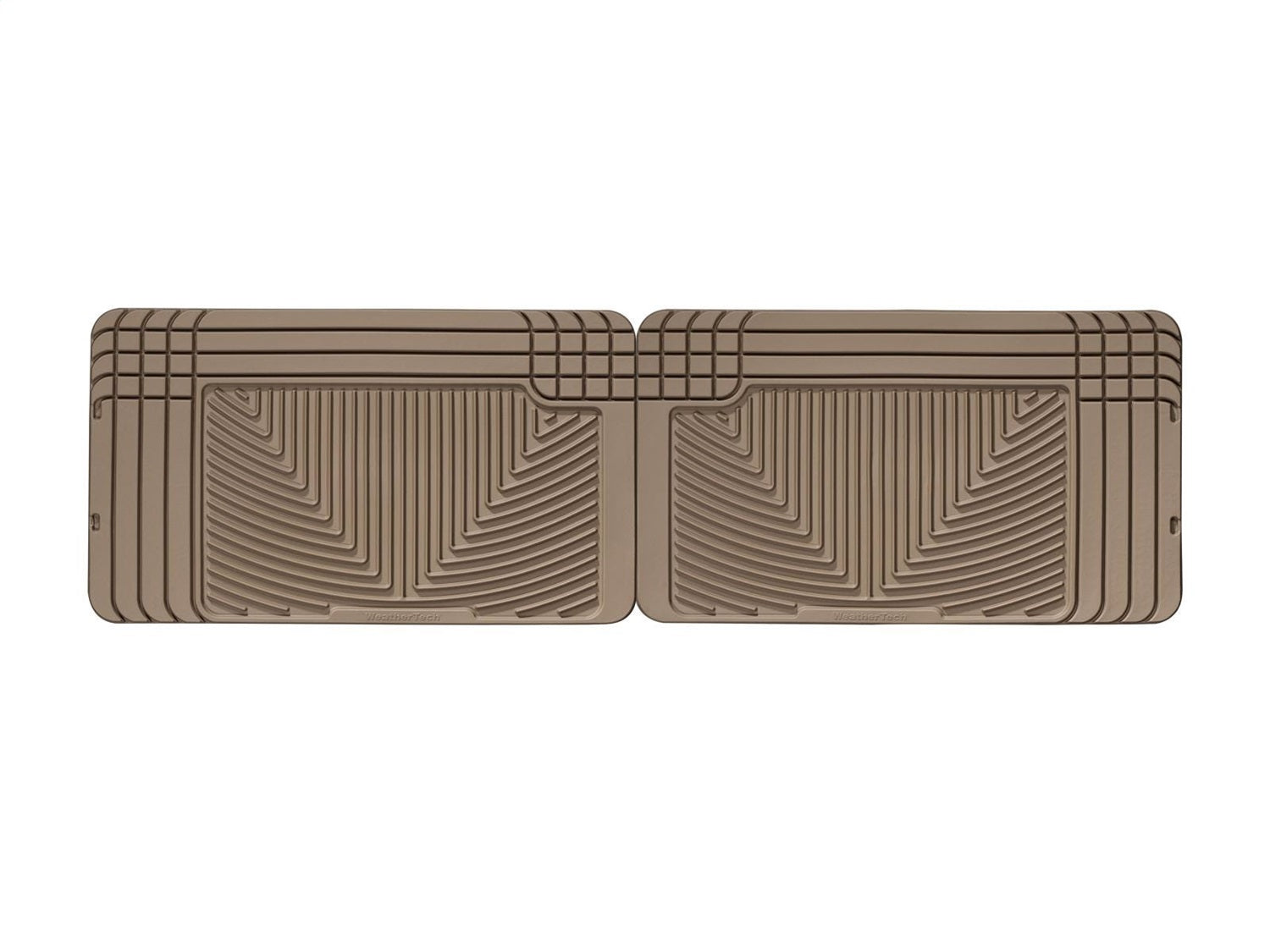 Weathertech W25TN All Weather Floor Mats; Tan; Rear; Weathertech W25TN