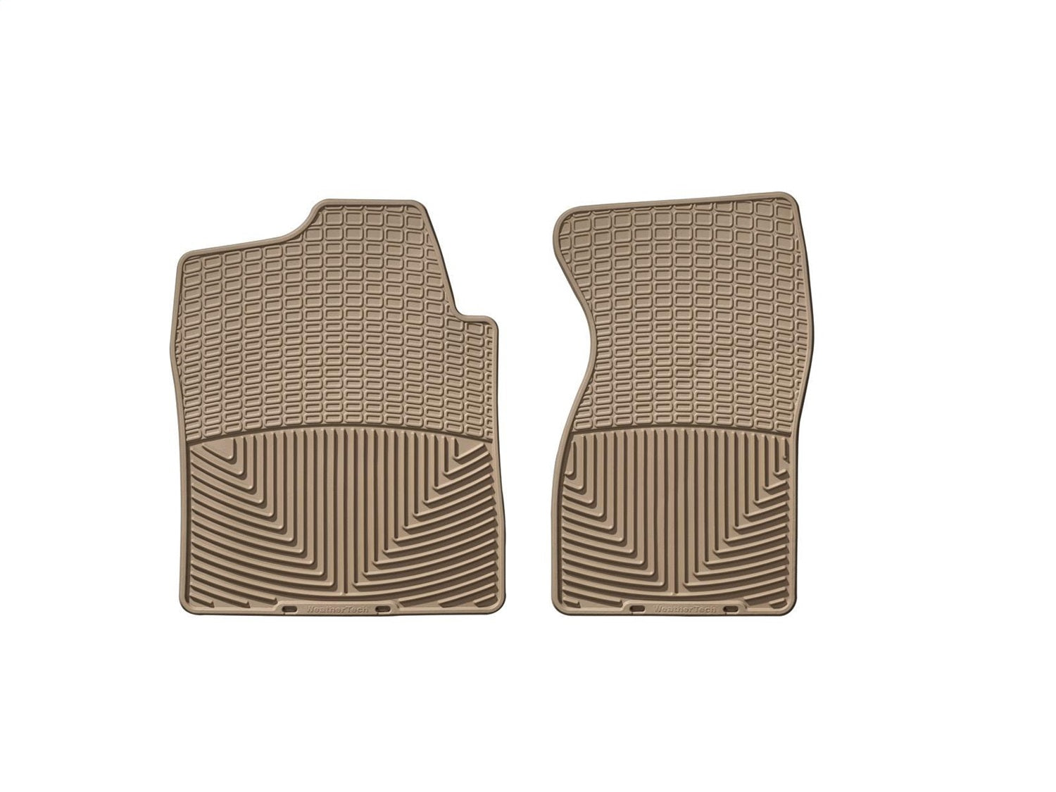 Weathertech W26TN All Weather Floor Mats; Tan; Front; Weathertech W26TN