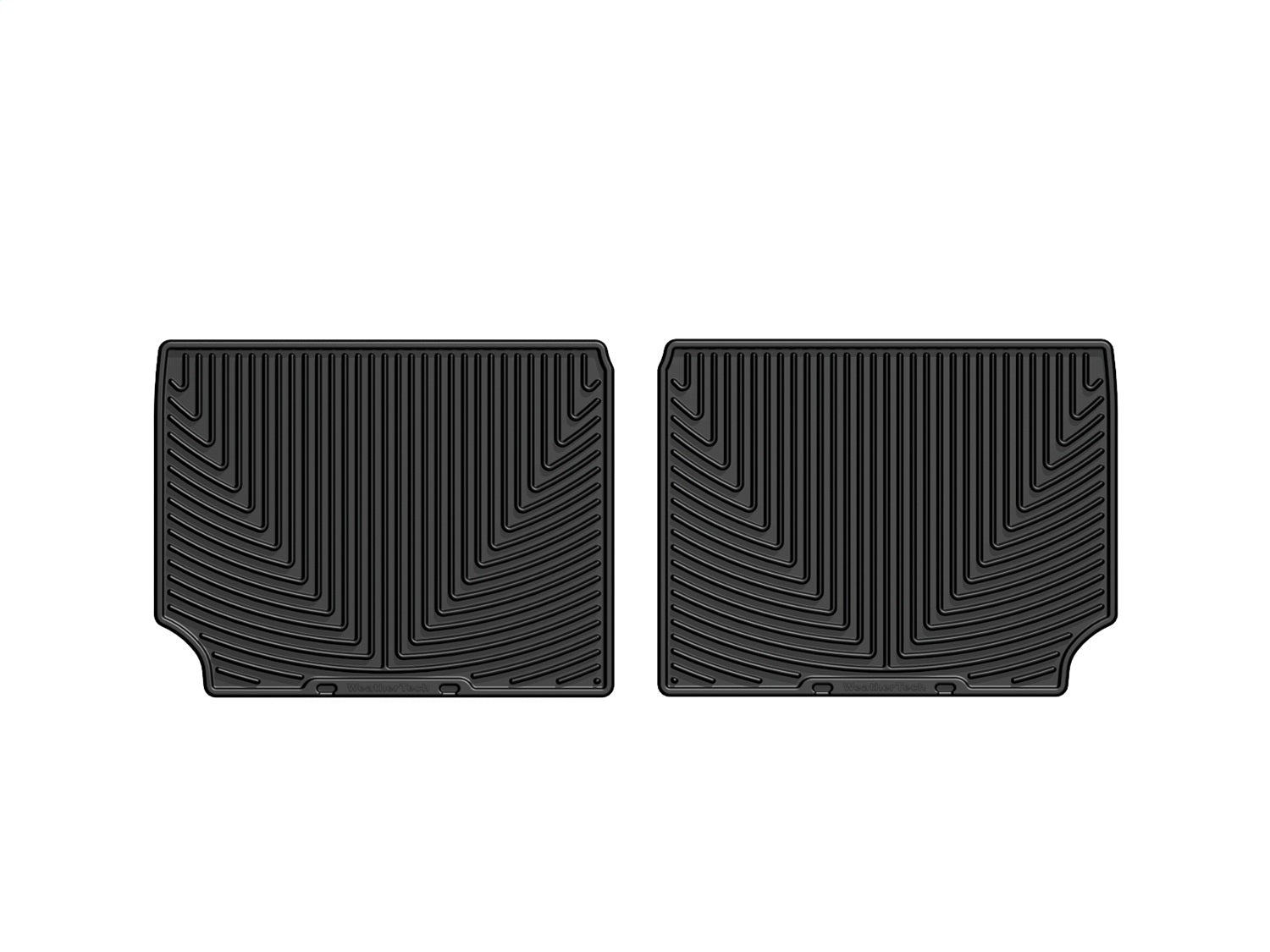 Weathertech W281 All Weather Floor Mats; Black; Rear; Weathertech W281
